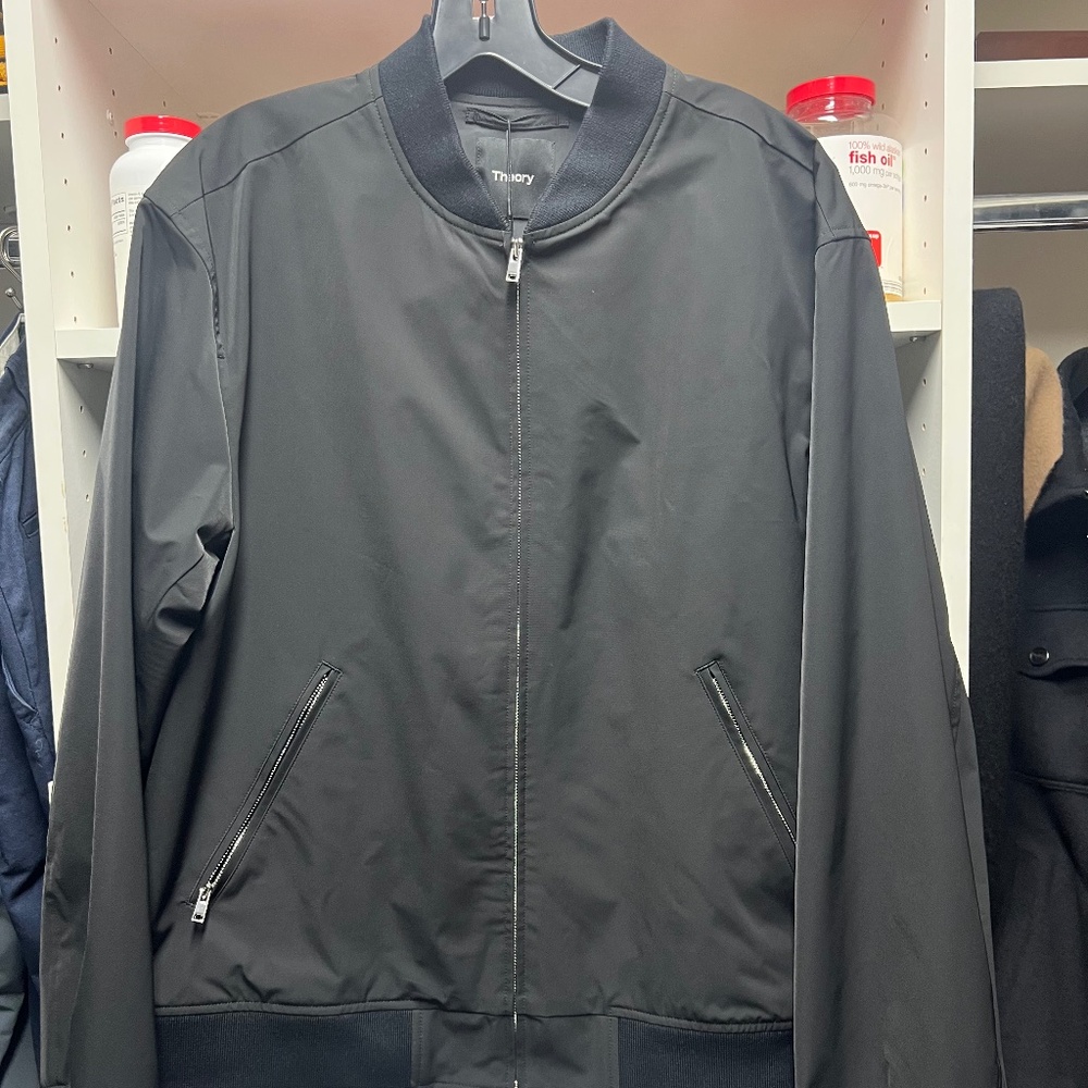 Tailored Bomber Jacket in Foundation Twill